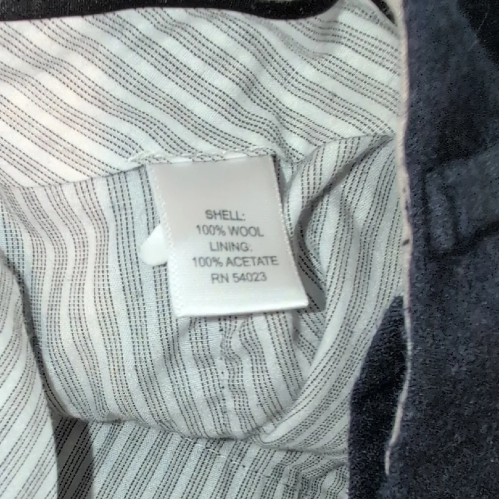 Banana Republic Navy Blue Wool Dress Pants 33x30‎ Tailored Slim Fit